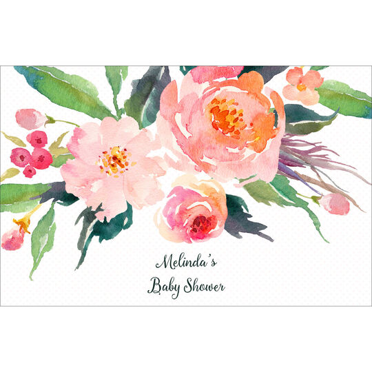 Watercolor Bouquet Placemats